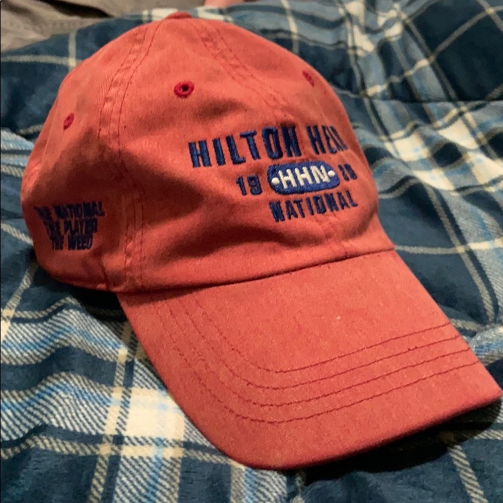 Vintage golf dad hat Hilton head 1989